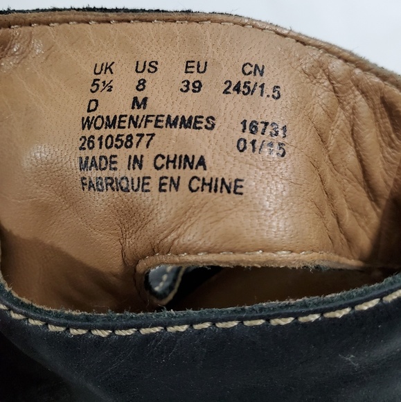 Clark's Artlsan Womens size 8 Leather Black Sandal - Picture 7 of 8